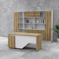Bàn Giám Đốc Kiểu Dáng Vát Chéo 1m6x1m2x60