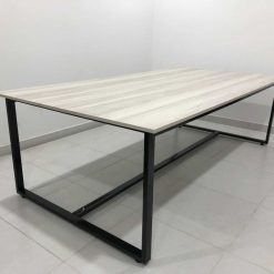 Bàn Họp Văn Phòng Chân Sắt Trơn 2m4 x 1m2