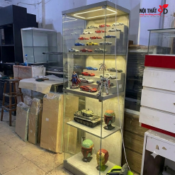 Tủ kính trưng bày xe hơi có bậc thang (T801M8)